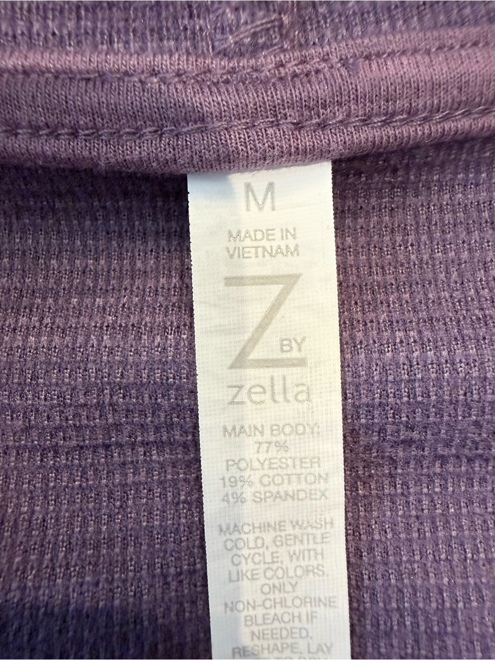 Zella sleeveless Hooded Sweatshirt in Dusty Lilac - Picture 2 of 3